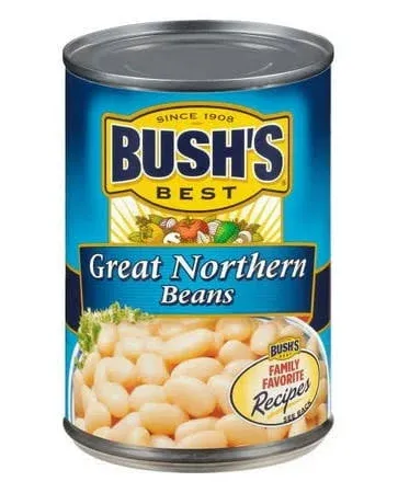 Bush's Best Canned Great Northern Beans 15.8 Oz (Pack of 12)