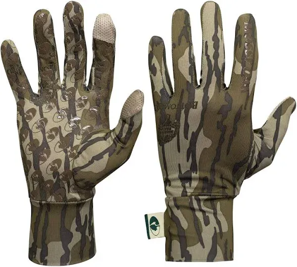 Mossy Oak Mens Lightweight Camo Hunting Gloves