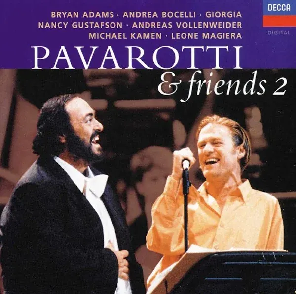 Luciano Pavarotti &amp; Friends 2 - Audio CD By Bryan Adams