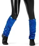 Double Platinum Girls Sequin Legwarmers