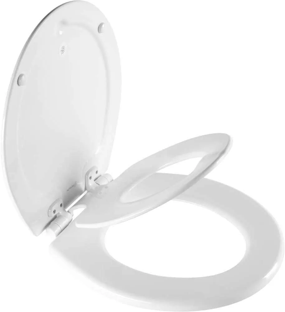 Nextstep2 Toilet Seat with Built-In Toddler Potty Training Seat, Slow Close, Eas