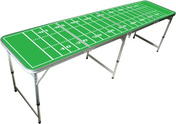 8 Foot Portable Beer Pong / Tailgate Tables Football