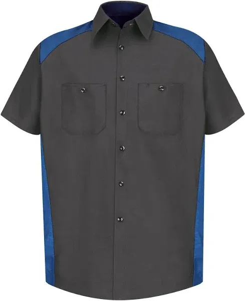 Red Kap Men's Short Sleeve Motorsports Shirt