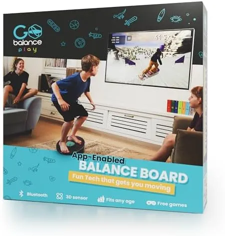 GoCube GoBalance Play Smart Balance Board Game with Bluetooth Motion Sensors