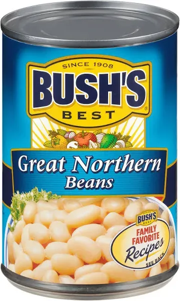 BUSH'S BEST Canned Great Northern Beans