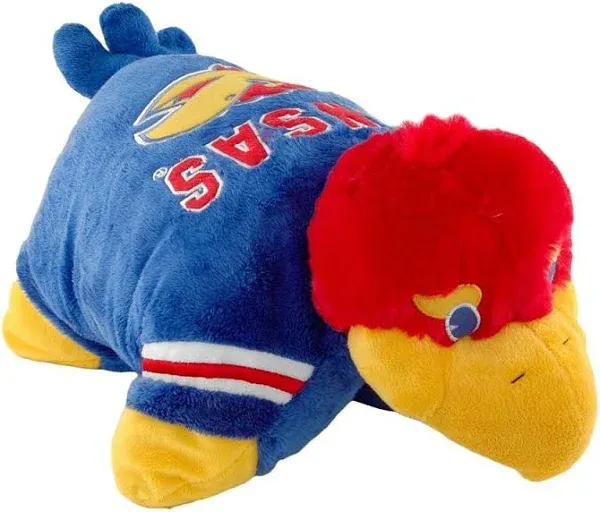 Fabrique Innovations NCAA Pillow Pet, Kansas Jayhawks