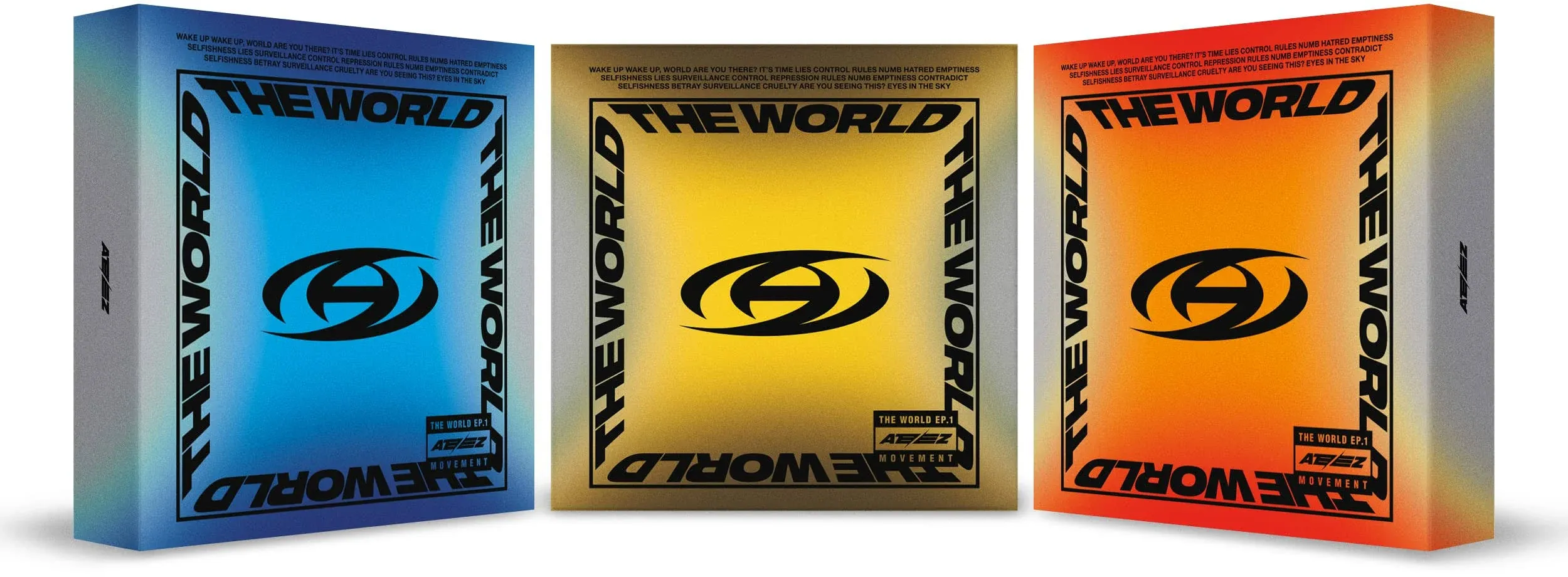 DREAMUS ATEEZ The World EP.1 : Movement Album Diary Version CD+1p Folding Lyrics Poster On Pack+72p Photobooklet+1ea Sticker+1p ID Card+1p PhotoCard+Tracking Sealed