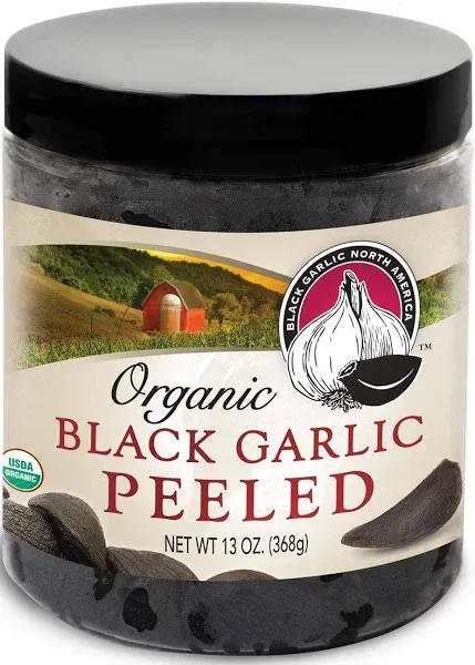 Black Garlic Organic Peeled Cloves