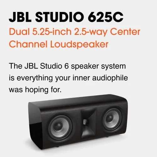 JBL Studio 625C 2.5-Way Center Channel Speaker