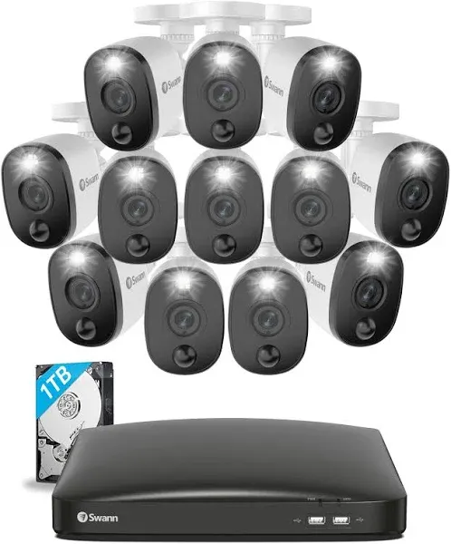 Swann 12 Camera 16 Channel 1080p Full HD DVR Security System