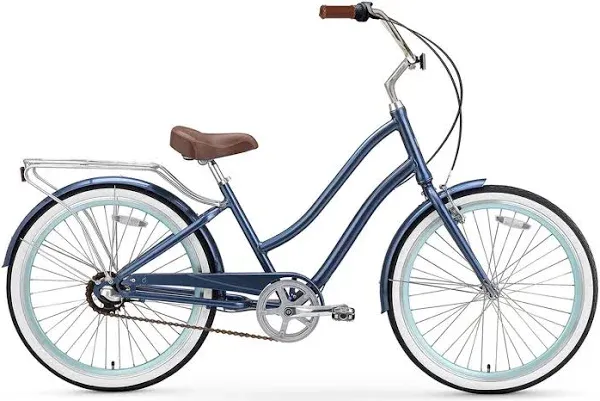 sixthreezero EVRYjourney Women's 3-Speed Step-Through Hybrid Cruiser Bicycle