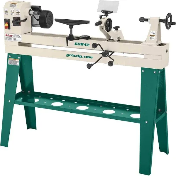 Grizzly Industrial G0842-14" x 37" Wood Lathe with Copy Attachment