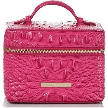 Brahmin Small Charmaine Croc Embossed Leather Train Case