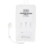 American Hospital Supply Medical Pressure Infusion Bag – 3000ml, IV Pole Infusion Sack with 3-Way Stopcock, Color-Coded Gauge | Medical Supplies & Equipment (1 Each)