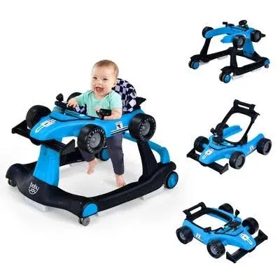 Babyjoy Baby Foldable Activity Push Walker 4-in-1 Walker