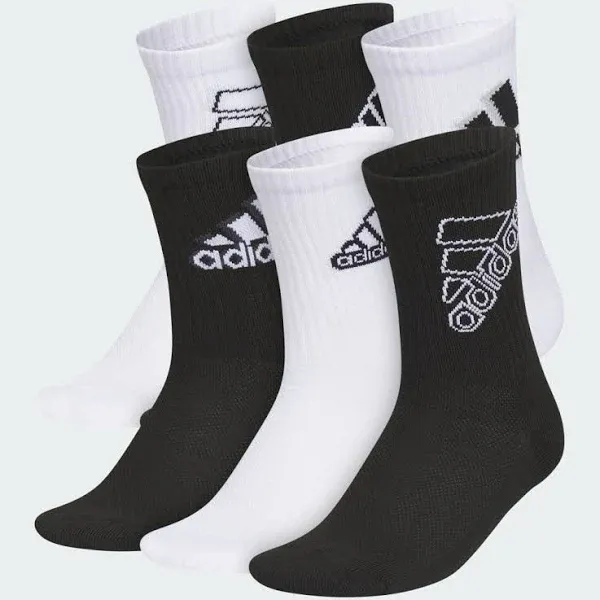 Adidas Kids' Cushioned Mixed 2.0 Crew Socks