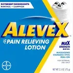 Alevex Pain Relieving Lotion Rollerball 2.5 oz