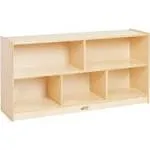 ECR4Kids Birch 5-Compartment Storage Cabinet, 24"H