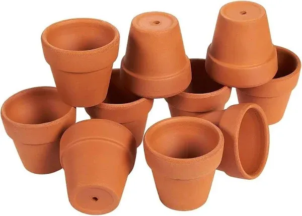 Juvale 10-Pack 2.5 Inch Small Terracotta Pots