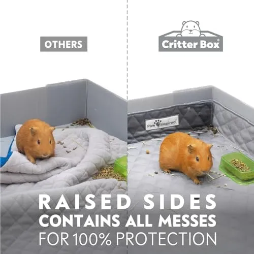 Paw Inspired Critter Box® Washable Guinea Pig Cage Liners, Midwest