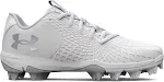 Girls' Glyde 2 RM Jr. Softball Cleats - White, 13K, Under Armour