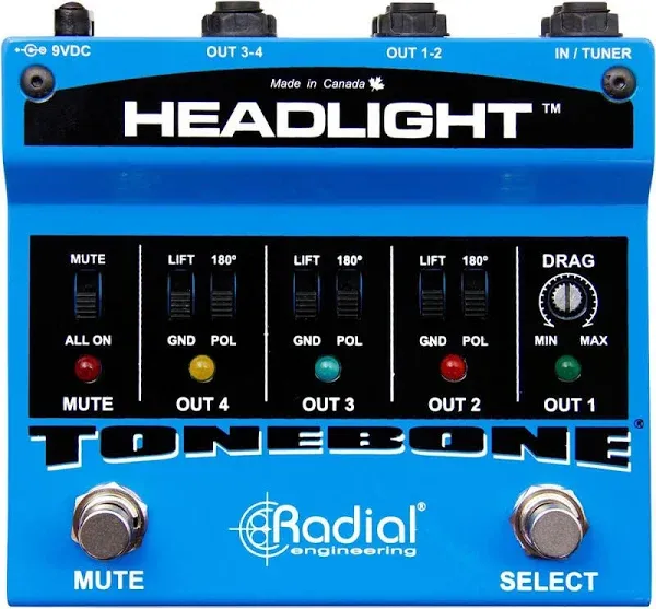 Radial Headlight Guitar Amp Selector