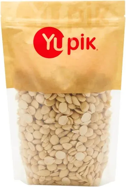 Yupik Blanched Marcona Almonds, 2.2 lb, Gluten-Free, Vegan, Kosher, Oil-Free, Raw Nuts, Unsalted, Skinless, Oil-Free, Source of Fiber, Healthy Snack