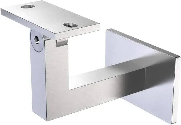 (x2) Inline Designs Stainless SteelHandrail Bracket - Magnetar Square Adjustable