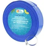 U.S. Pool Supply 1 1 2" x 100' Heavy Duty Blue Flexible Swimming Pool Backwash H