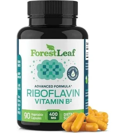 FOREST LEAF Riboflavin With VITAMIN B2, 90c. EXP 03/25