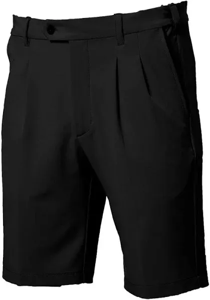 TGW Men's Pleated Expandable Waist Performance Golf Shorts