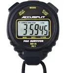 Accusplit Pro Survivor Stopwatch, Black