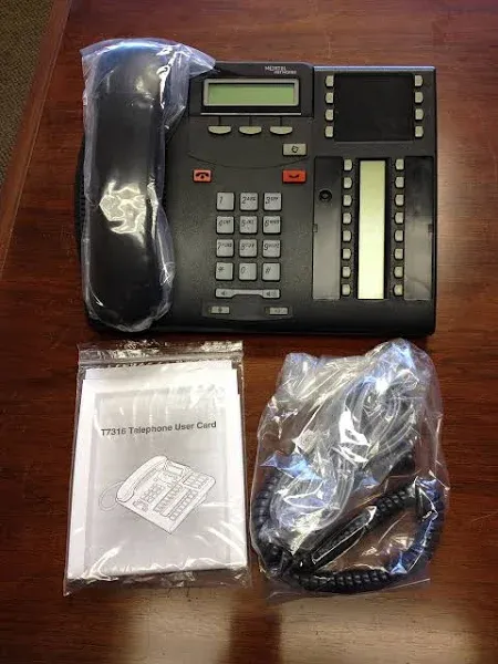 Nortel T7316 Telephone Charcoal