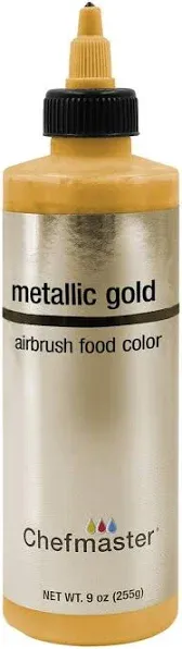 Chefmaster Airbrush Food Color, 9-Ounces, Metallic Silver