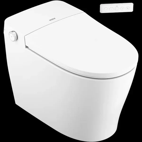 Moen 2-Series Etoilet Smart Toilet with Bidet Seat, Elongated, White - ET900