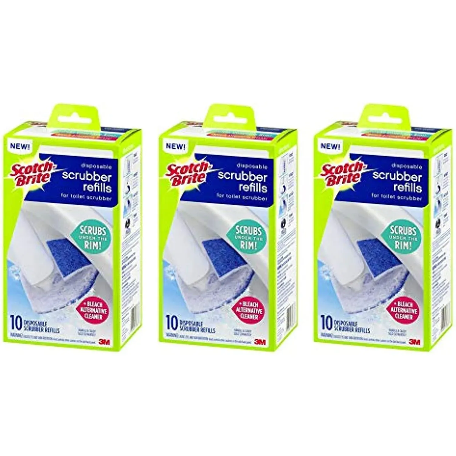 3M-Commercial Tape Div Disposable Refills for Toilet Cleaning System (Pack of 6)