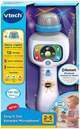 VTech Sing It Out Karaoke Microphone With Wireless Connectivity- New