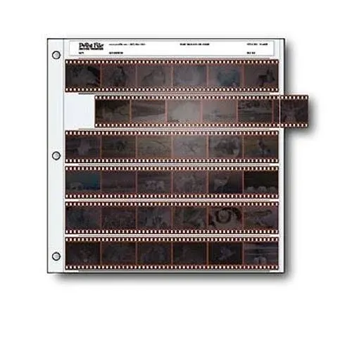 Print File | 35-6HB 35mm Negative Pages (Package of 25) | PR356HB25