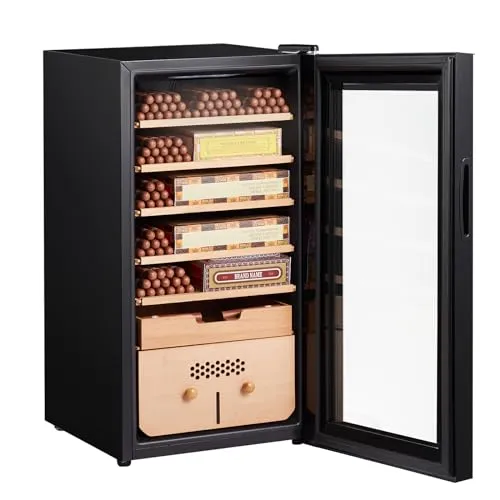 VEVOR Electric Cigar Humidor, 82L Cigar Humidor Cabinet with Cooling, Heating &amp; 