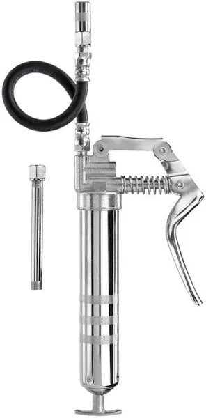 Workforce Mini Grease Gun, for 3 oz. Cartridges, 12 In. Flexible Extension, 4...