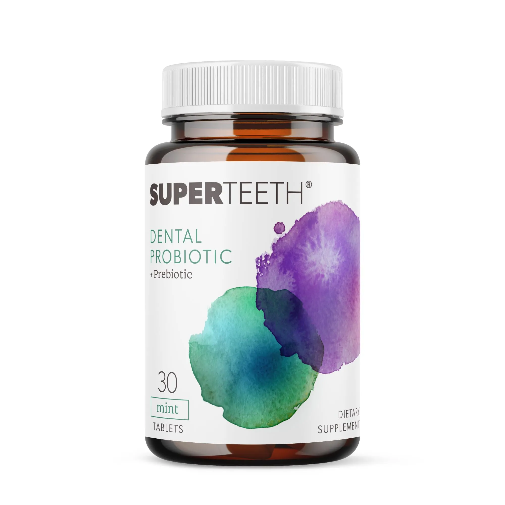 SuperTeeth Chewable Dental Probiotic for Adults &amp; Kids Support Healthy Teeth