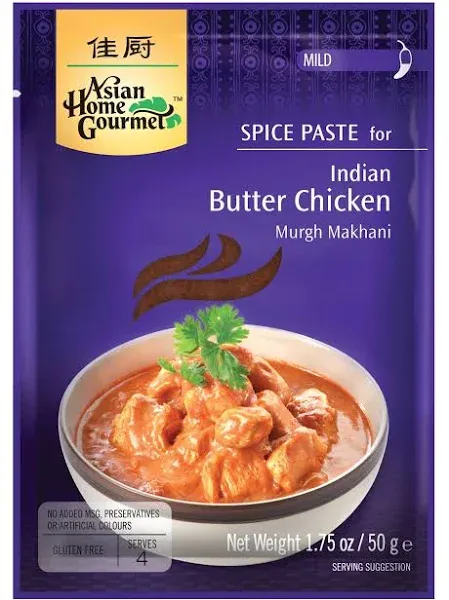 Asian Home Gourmet Indian Spice Butter Chicken Paste