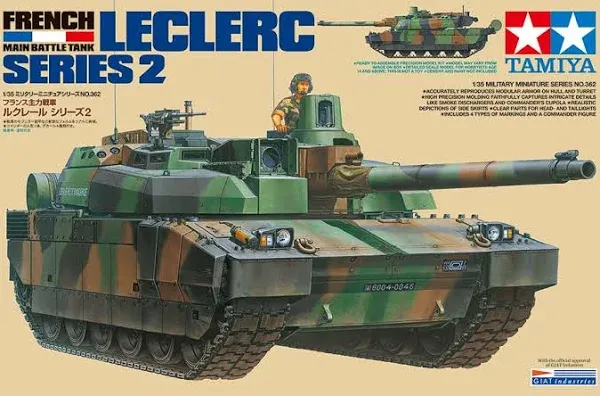 Tamiya - 1/35 French Main Battle Tank Leclerc Series 2 - 35362