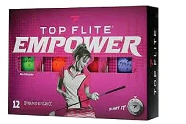  Empower Ladies Matte Golf Balls Neon 12 Pack 