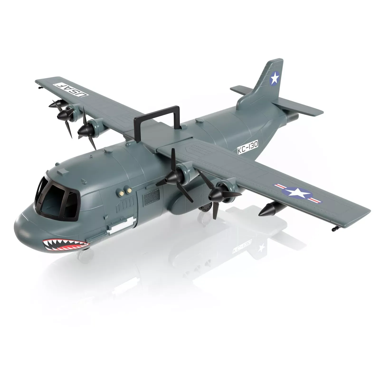 U.S. Air Force Cargo Toy Airplane, Large KC-130 Model Military Transport Plan...