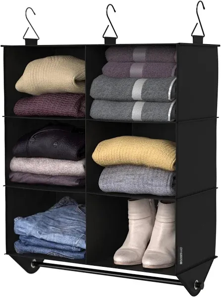 ClosetMaid Capsule 3-Cube Hanging Fabric Closet Organizer