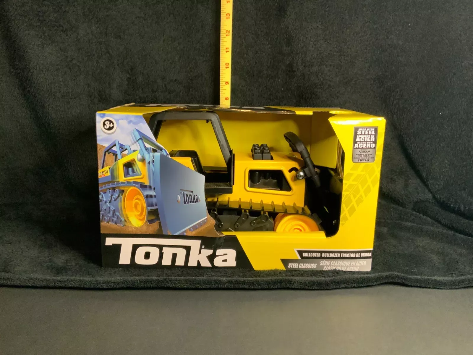 NIB   Tonka - Steel Classics - Bulldozer - Built Tonka tough with Real Steel!