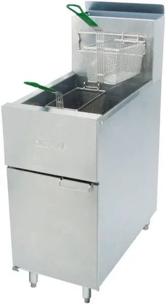 Used Dean SR142G Commercial Natural Gas 40 lb. Fryer