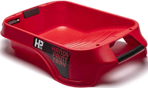 Handy Paint Tray, Deep-Well Design Holds Up to a Gallon of or Red 