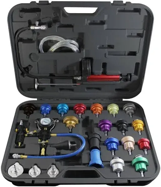 Mastercool 43301-A 27-Piece Master Radiator Pressure Test Kit